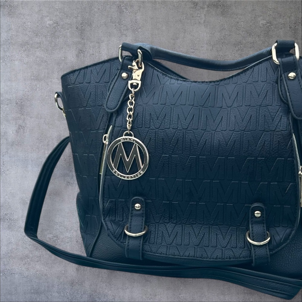 Miak Collection Pleather Satchel. - Picture 10 of 13